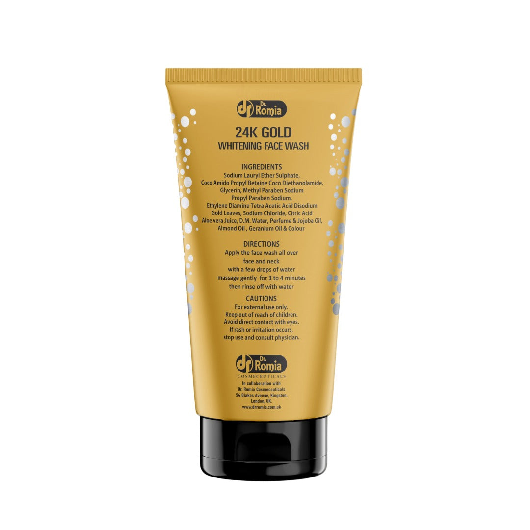 Luxurious gold-infused cleanser for glowing complexion