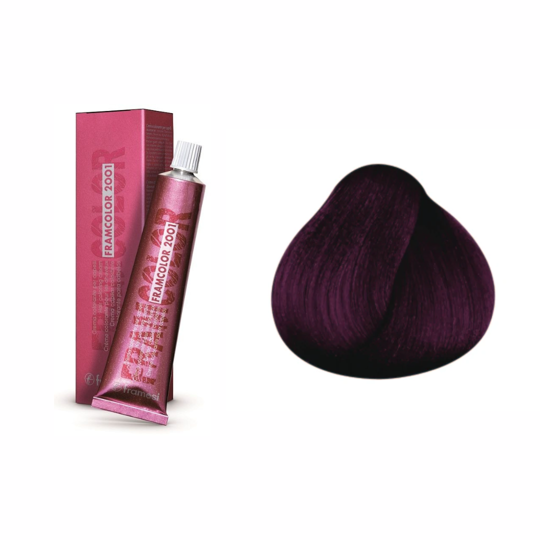 Framesi | FramColor | 2001 Hair Color Cream | 4-IV Deep Intense Violet 60ML