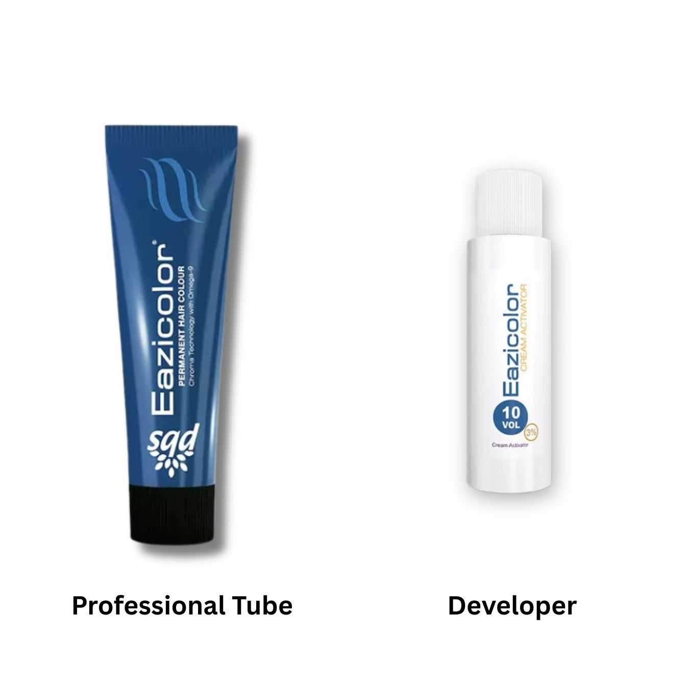 Eazicolor | Hair Color + Developer Combo | Professional Hair Dye & Cream Activator