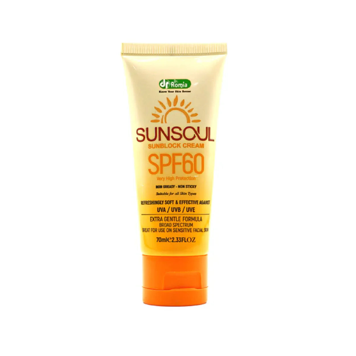 Dr Romia | Sunsoul Sunblock Cream | SPF 60