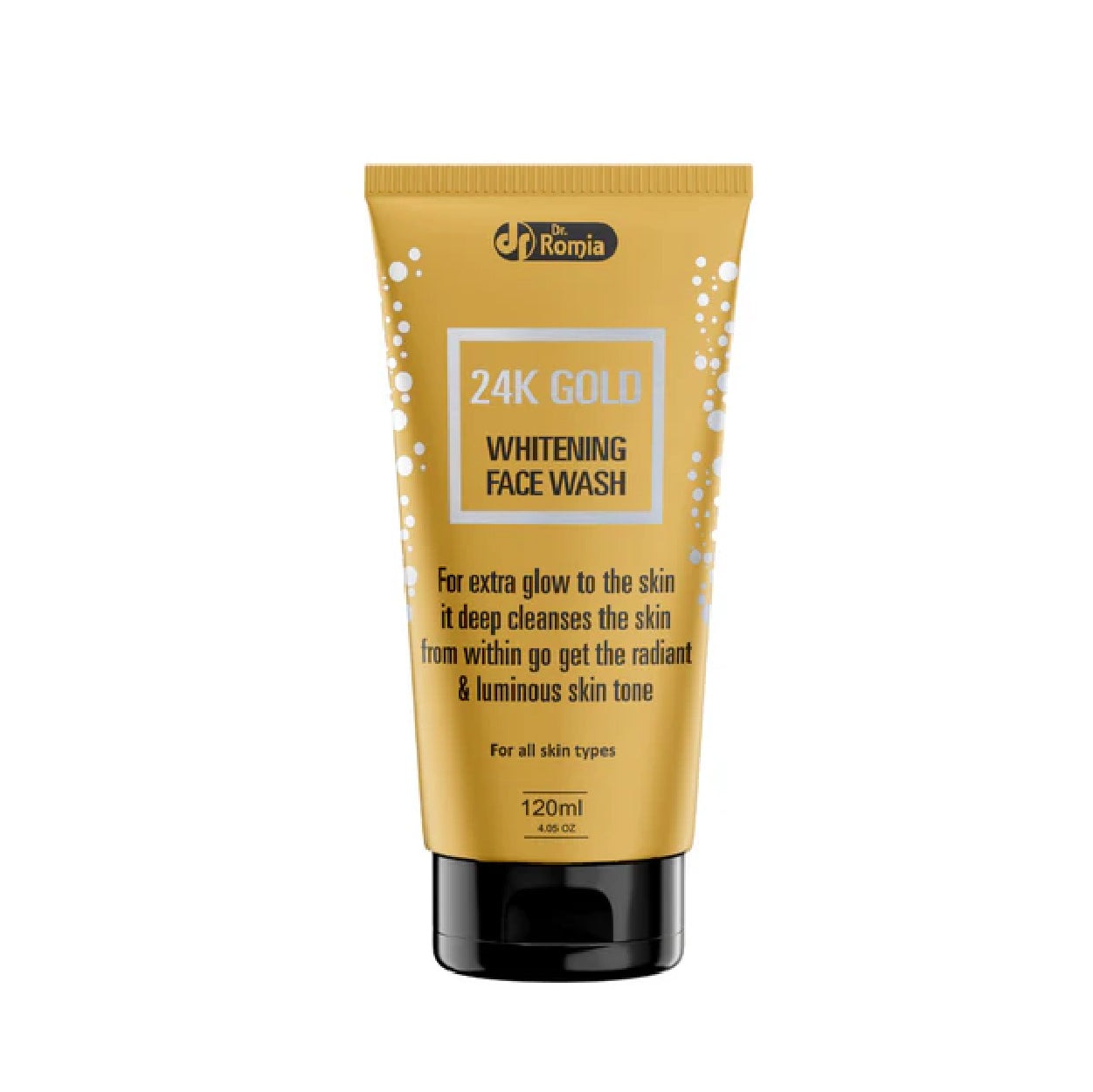 Dr Romia 24K Gold Face Wash for brightening and glow