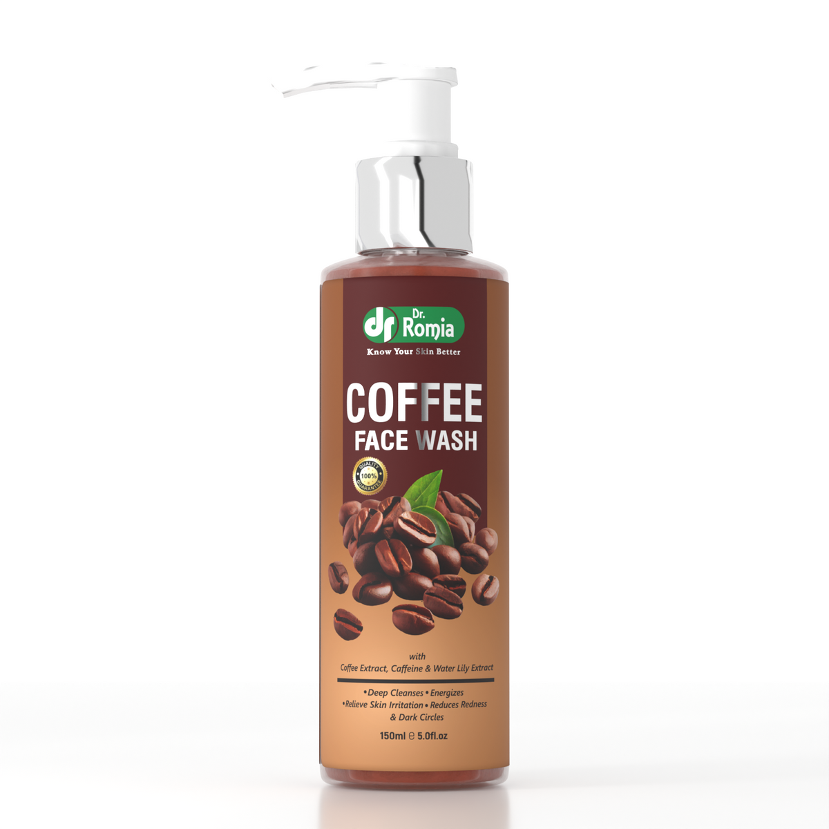 Dr Romia Coffee Face Wash with exfoliating properties