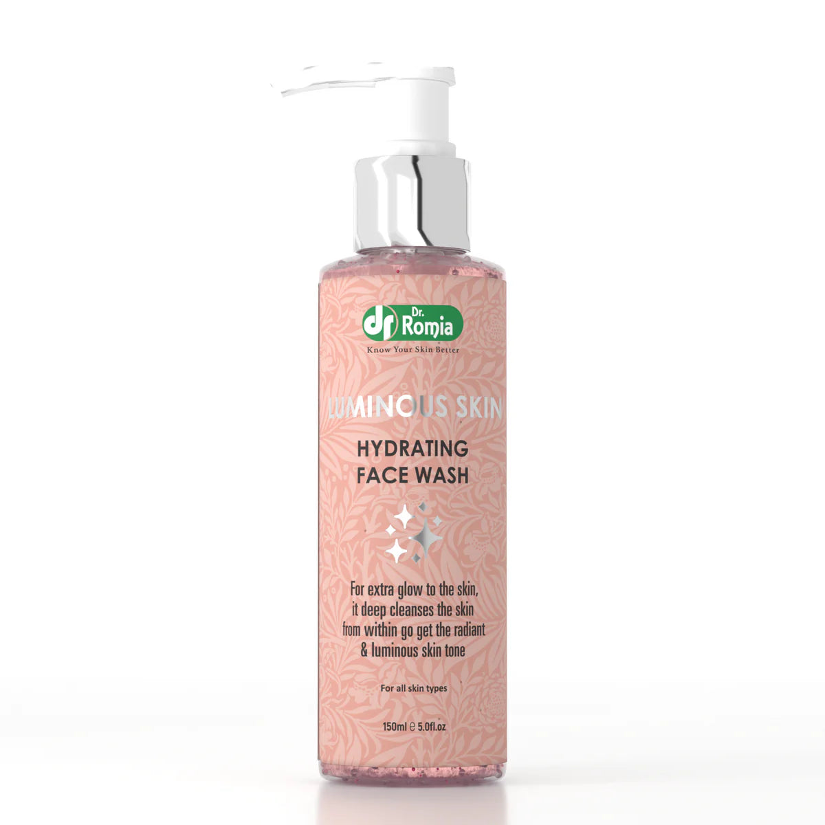 Dr Romia Luminous Skin Face Wash for deep hydration