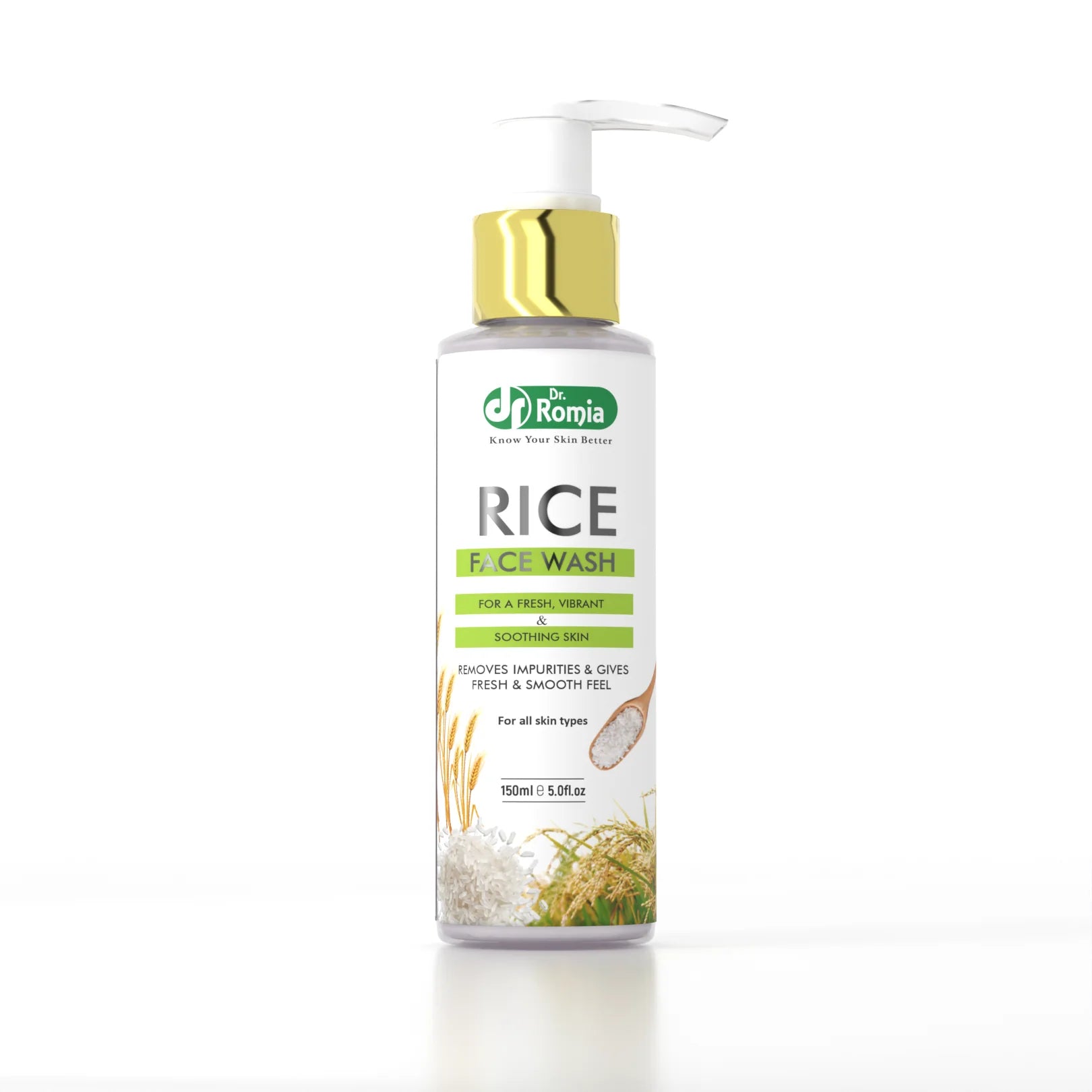 Dr Romia Rice Face Wash for brighter, smoother skin