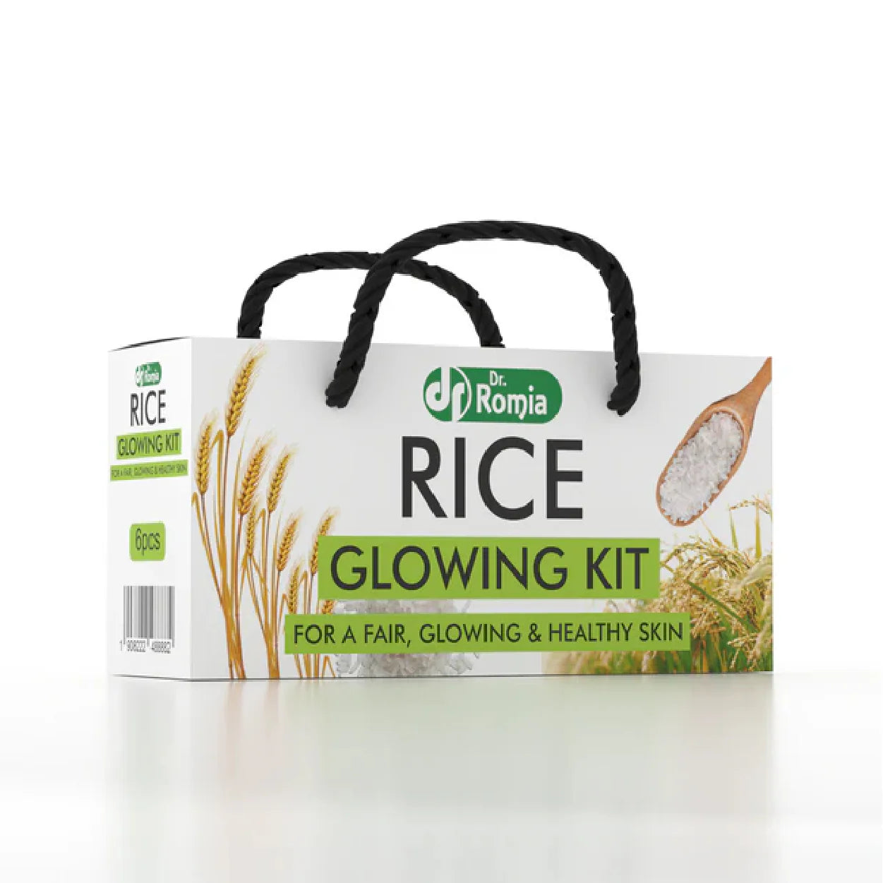 Dr Romia | Rice Glowing Facial Kit | Complete 6-Step Facial for Glowing Skin